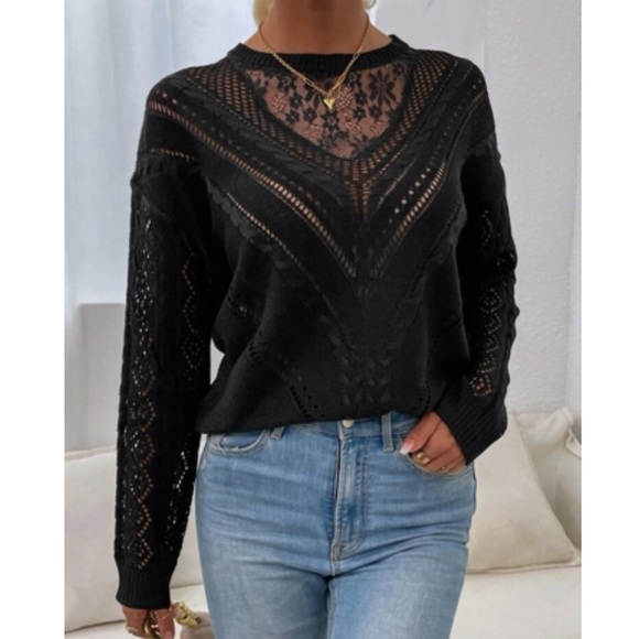 Boho lace sweater - Picture 12 of 16